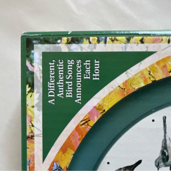 Mark Feldstein 8 inch Original Singing Bird Clock 15 th Anniversary NIB - Picture 10 of 13